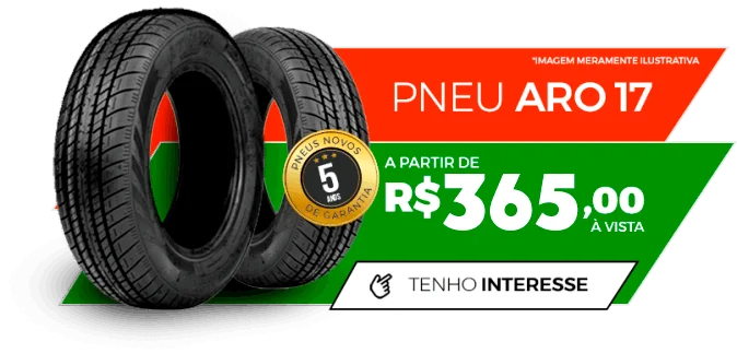 Comprar Pneu Aro 17 em Samambaia